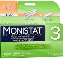 Monistat 3 Vaginal Antifungal Combination Pack Image