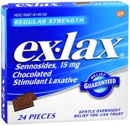 EX-LAX CHOCOLATED Chewable Image