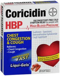 CORICIDIN HBP CHEST CONGESTION Oral Pill Image