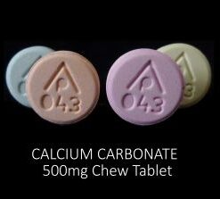 Calcium carbonate Chewable Image