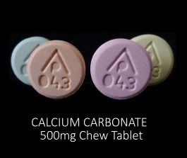 Calcium carbonate Chewable Image