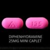 diphenhydrAMINE Oral Pill Image