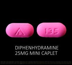 diphenhydrAMINE Oral Pill Image