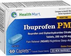 DiphenhydrAMINE-Ibuprofen Oral Pill Image