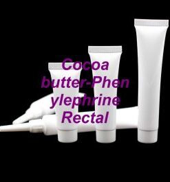 Cocoa butter-Phenylephrine Rectal Image